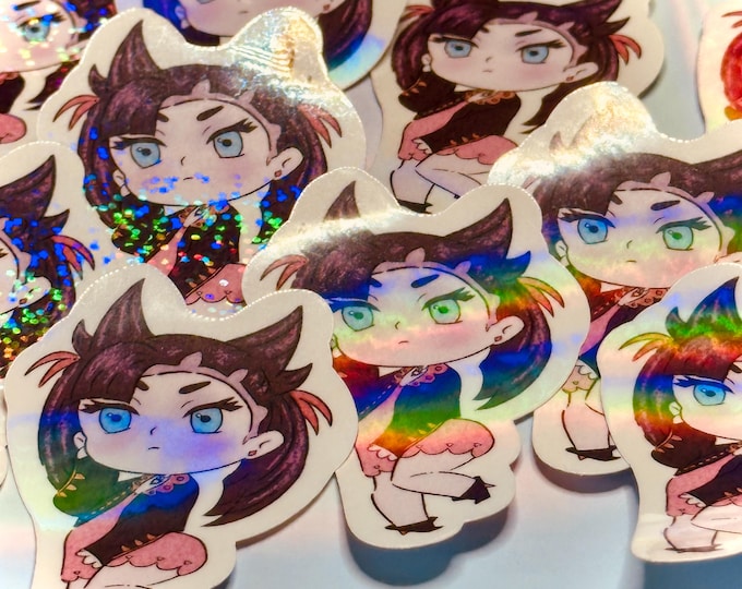Marnie || Holographic Marnie Pokemon Fan-art Vinyl Sticker
