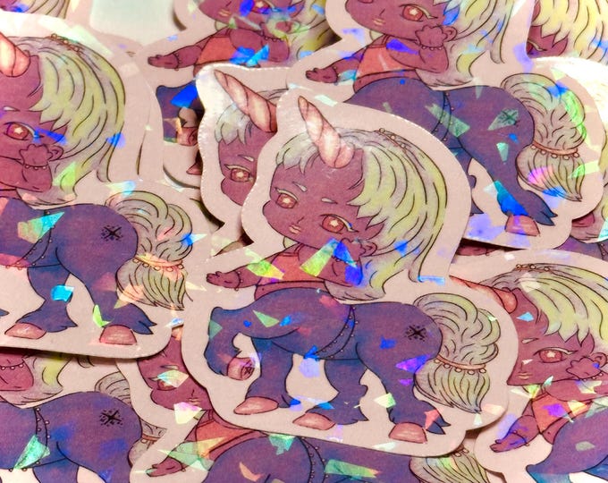 Celestara Starveil || Unicorn Centaur Girl Vinyl Sticker