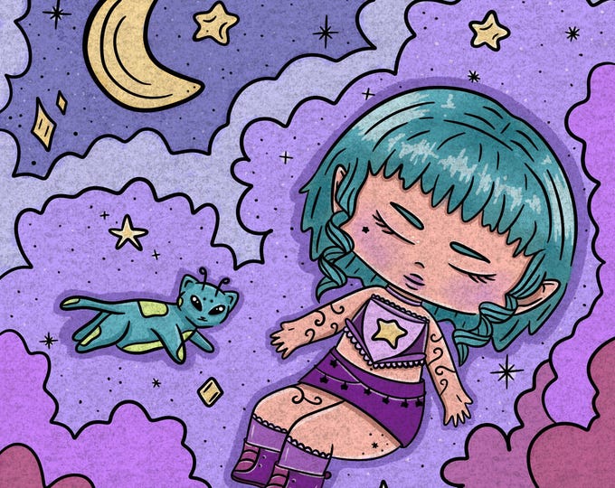 Nebula the Witch Print