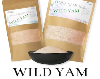WILD YAM ROOT Powder (Dioscorea villosa) Premium Herb - High Quality - Pure