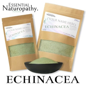 ECHINACEA POWDER 100% Certified Organic (Echinacea purpurea) Premium Herb