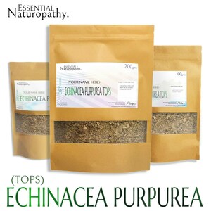 ECHINACEA PURPUREA TOPS Dried Herb Organic Loose Tea (Echinacea purpurea)