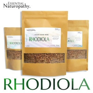 RHODIOLA ROOT / ROSEROOT Getrocknete Kräuter zertifizierter Bio-Tee (Rhodiola rosea) Fein