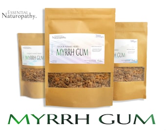 MYRRH RESIN / GUM Wildcrafted Dried Herb (Commiphora molmol) Incense - Smudging