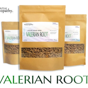 VALERIAN ROOT Dried Herb Certified Organic (Valeriana officinalis) PREMIUM Sleep Tea