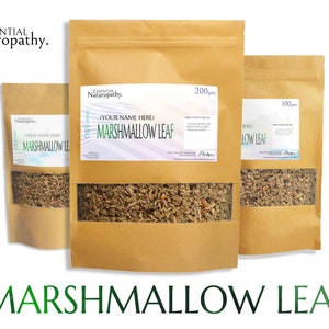 MARSHMALLOW LEAF Dried Herb Wildcrafted Loose Tea (Althea officinalis) PREMIUM