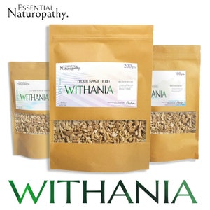 ASHWAGANDHA / RACINE DE WITHANIA Tisane séchée biologique (Withania somnifera) Qualité supérieure