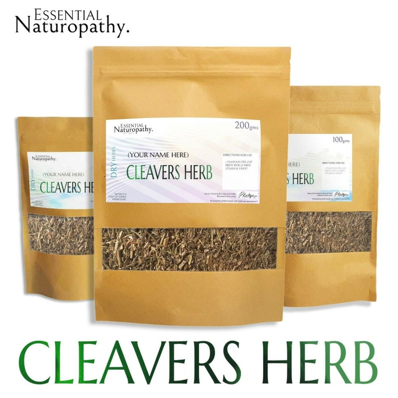 CLEAVERS / CLIVERS Dried Herb Certified Organic Loose Leaf Tea (galium ...