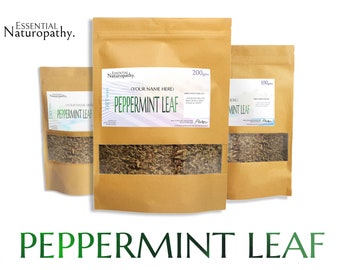PEPPERMINT LEAF Dried Herb Certified Organic Loose Leaf Tea (Mentha piperita) PREMIUM