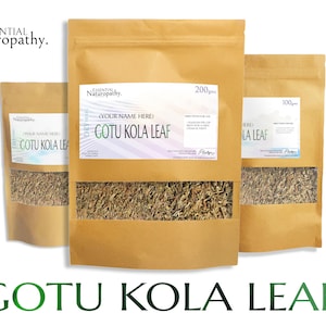 GOTU KOLA LEAF Dried Herb 100% Certified Organic Loose Tea (Centella asiatica)