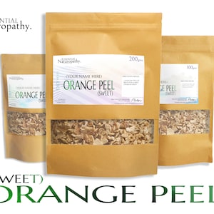 ORANGE PEEL SWEET Getrocknete zertifizierte Bio-Tee (Citrus sinensis) Premium