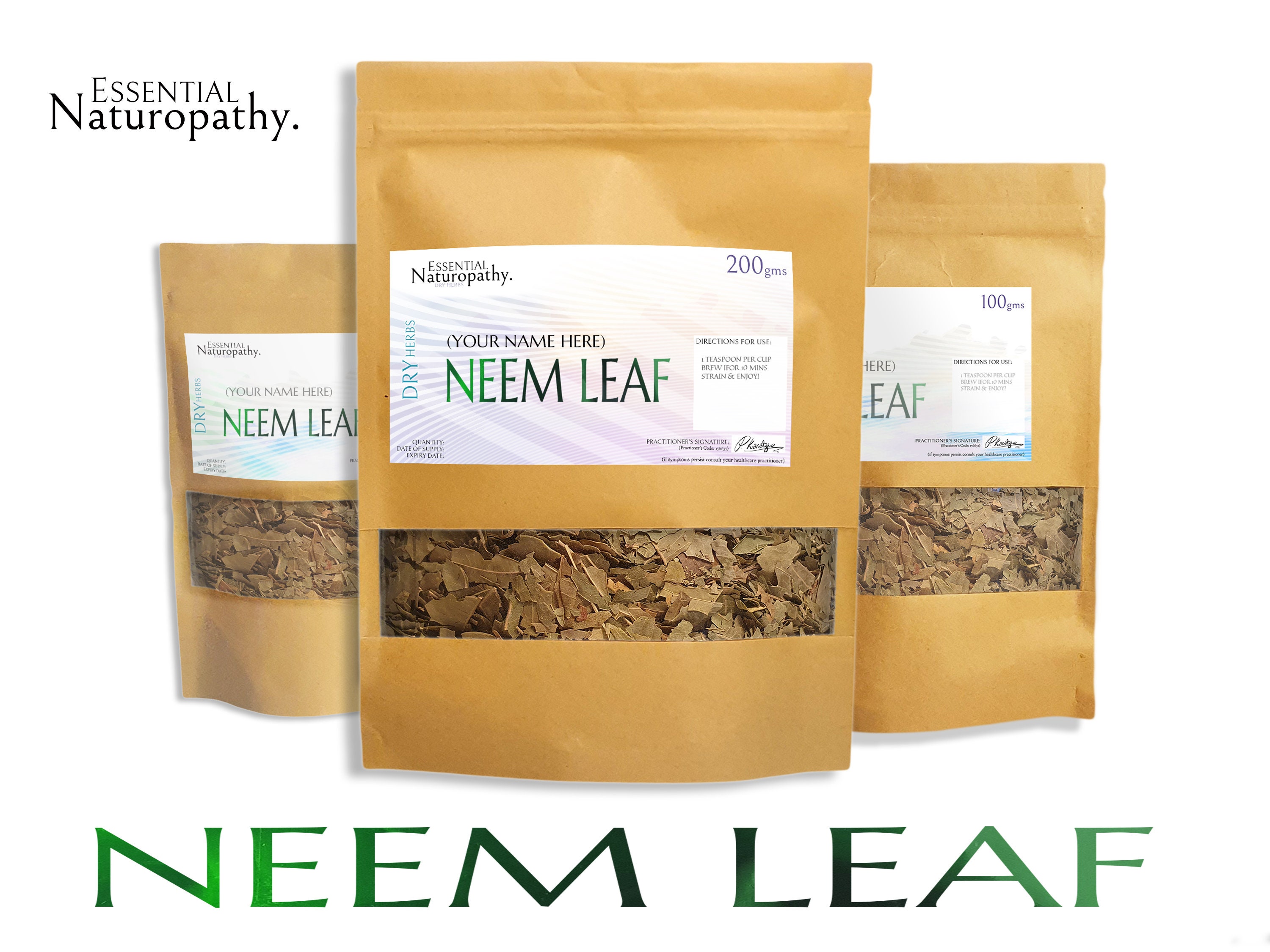 NEEM LEAF Dried Herb Certified Organic Loose Tea melia Etsy