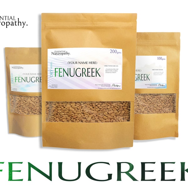 FENUGREEK SEEDS Certified Organic (Trigonella foenum-graecum) PREMIUM Tea Spice