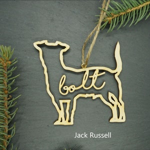 Custom Dog Ornament, airdale, golden retriever, shepherd, rottweiler, labradoodle, husky, poodle, dog ornament, personalized dog ornament