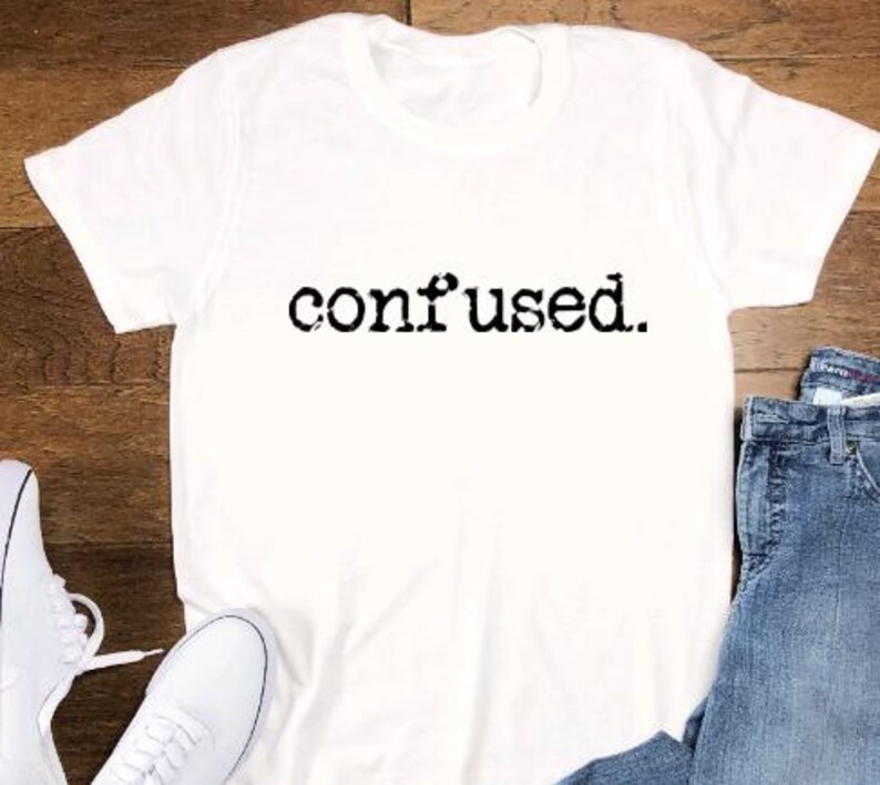 Confused, Funny SVG File, Pdf, Png, Dxf, Digital Download, Cricut Cut ...
