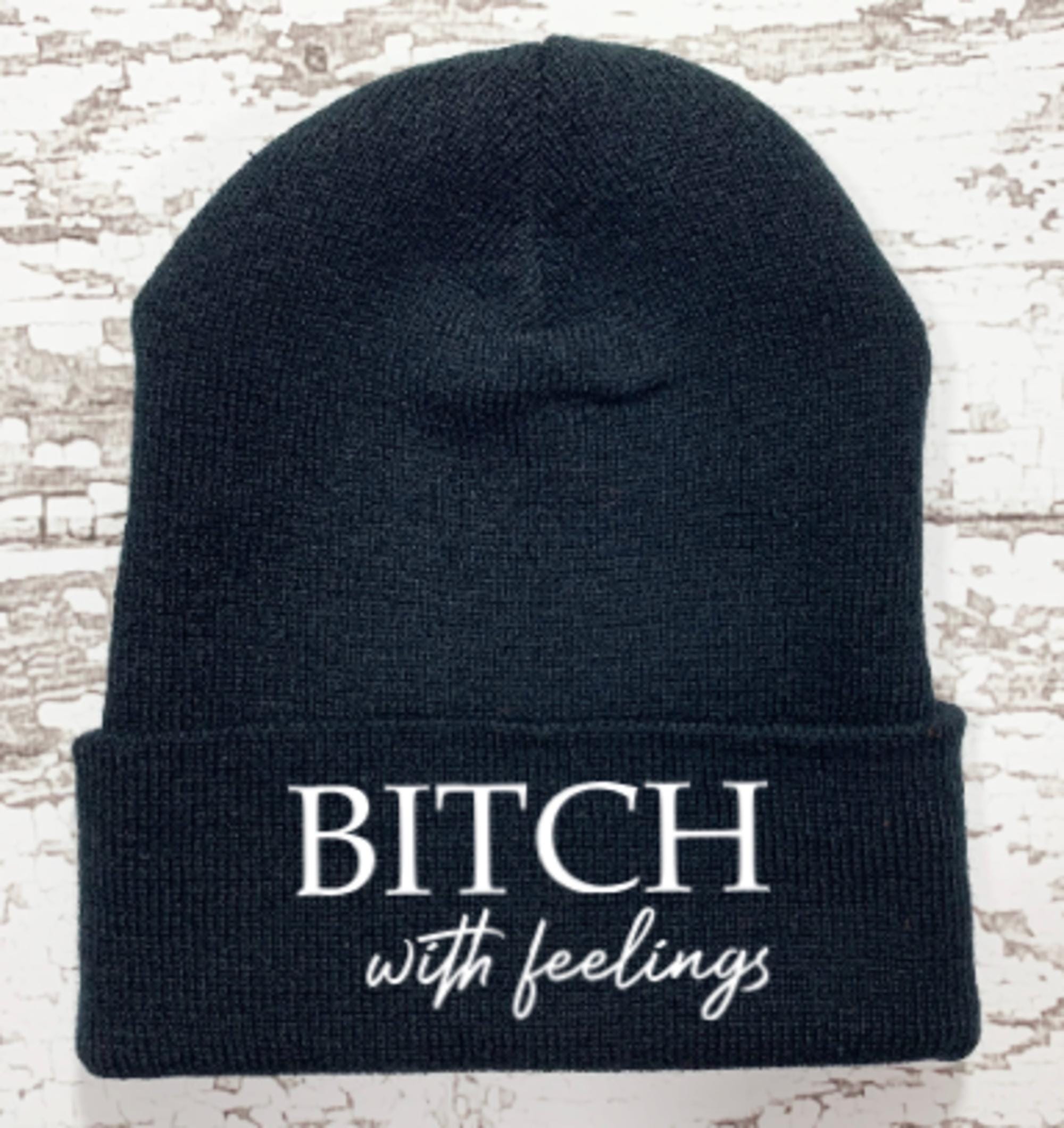 fuckthatnerdshop ビーニー　bitch skateboards Bitch Beanie - Etsy