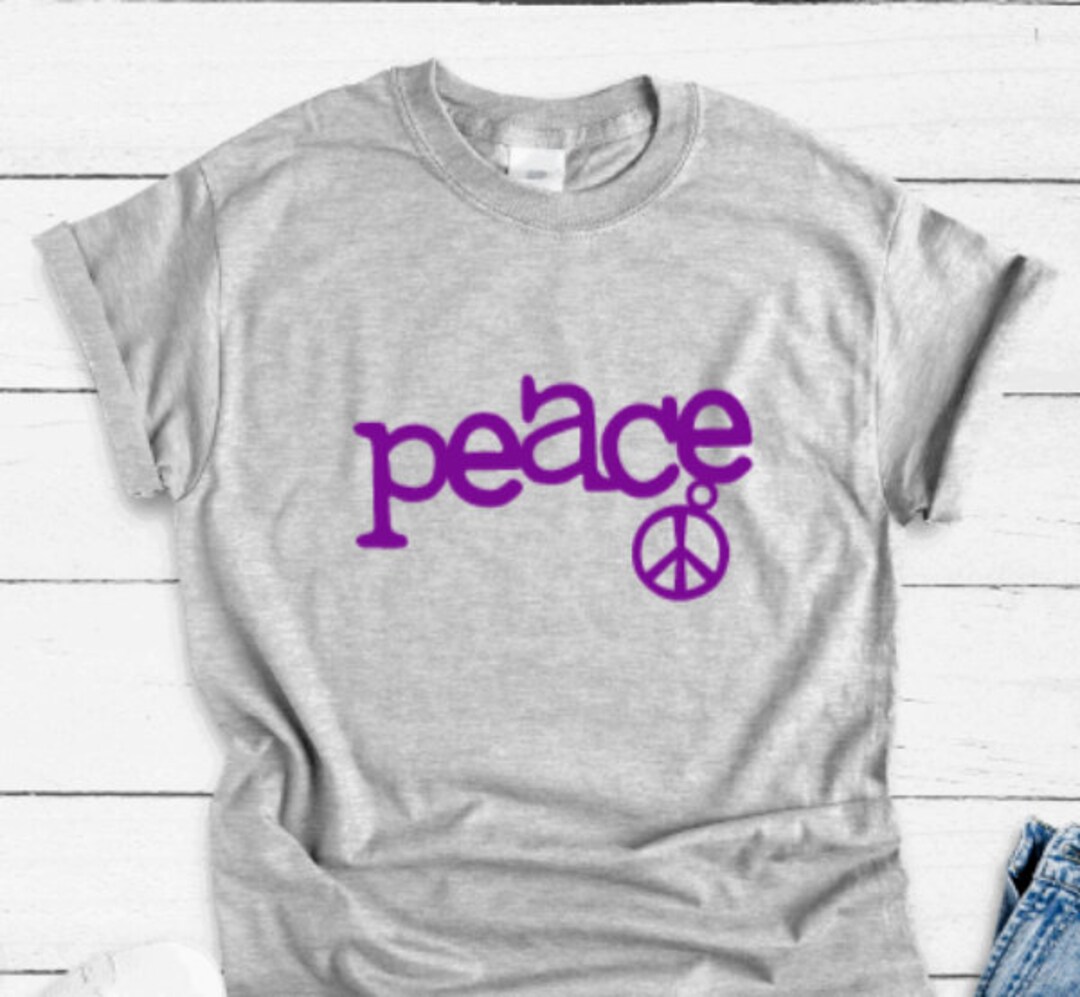 Peace, Unisex Short Sleeve T-shirt With FREE SHIPPING - Etsy