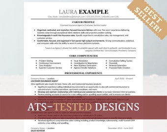 ATS Professional Resume Template for Word |  Modern Resume Template + Creative Cover Letter for Word "4"