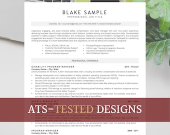 Simple ATS Professional Resume Template for Word Download | Minimalist Resume for Legal Professionals and Corporate Jobs" #21"
