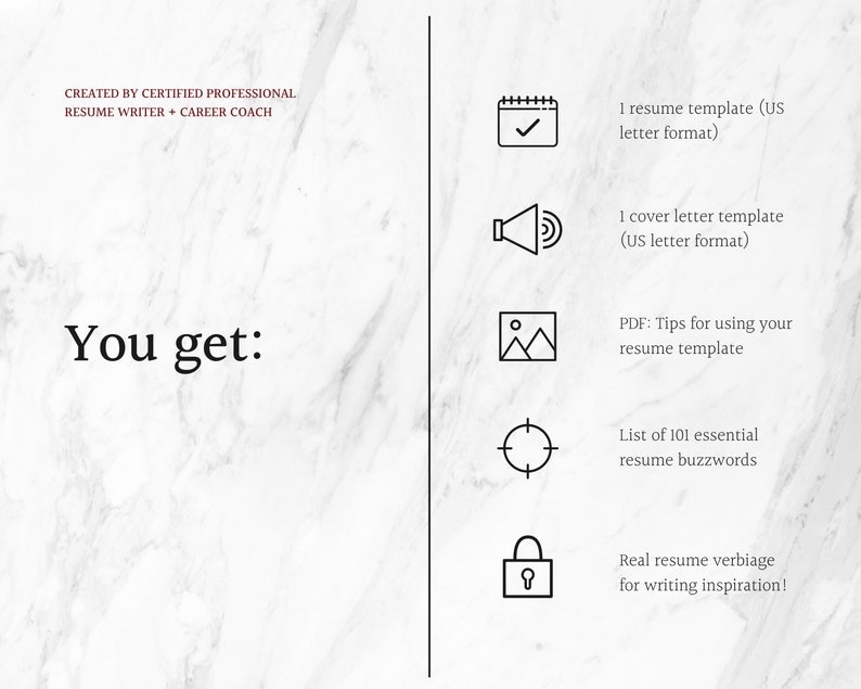 ATS Professional Resume Template for Word Modern Resume Template Creative Cover Letter for Word 4 image 7