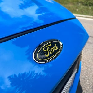 Auto Front Hood Emblem Auto Rear Trunk Badge Aufkleber für Ford Logo Fokus  Fiesta Smax Fusion Mondeo Mk4 Transit Mk6