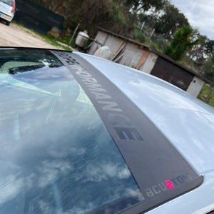Ford Focus MK4 Sunstrip | Ford Performance Sun Visor | Sports Car Windshield Tuning Sticker