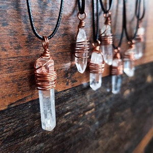 Copper Wrap Crystal Etsy