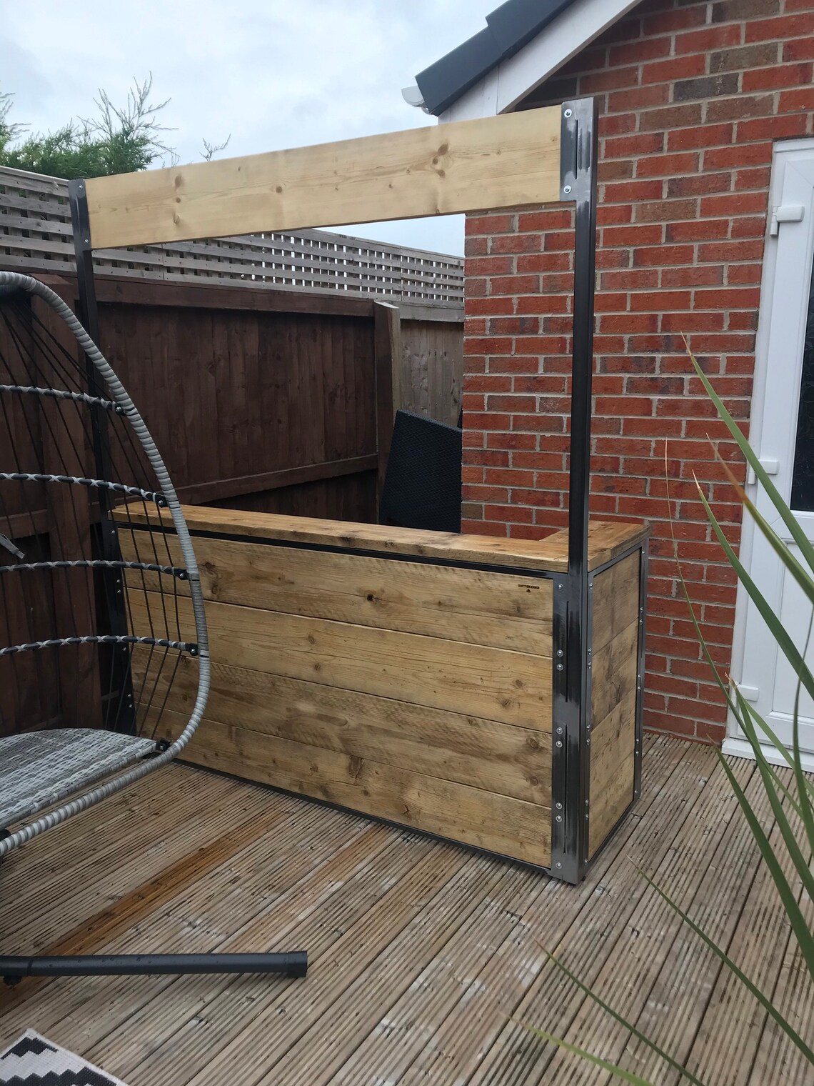 The Stockport. Garden Bar/ Outdoor Bar. Reclaimed Wood and Etsy UK
