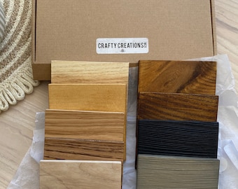 Crafty Creations MCR Solid Wood Samples Pine/Textured/Ash/Oak