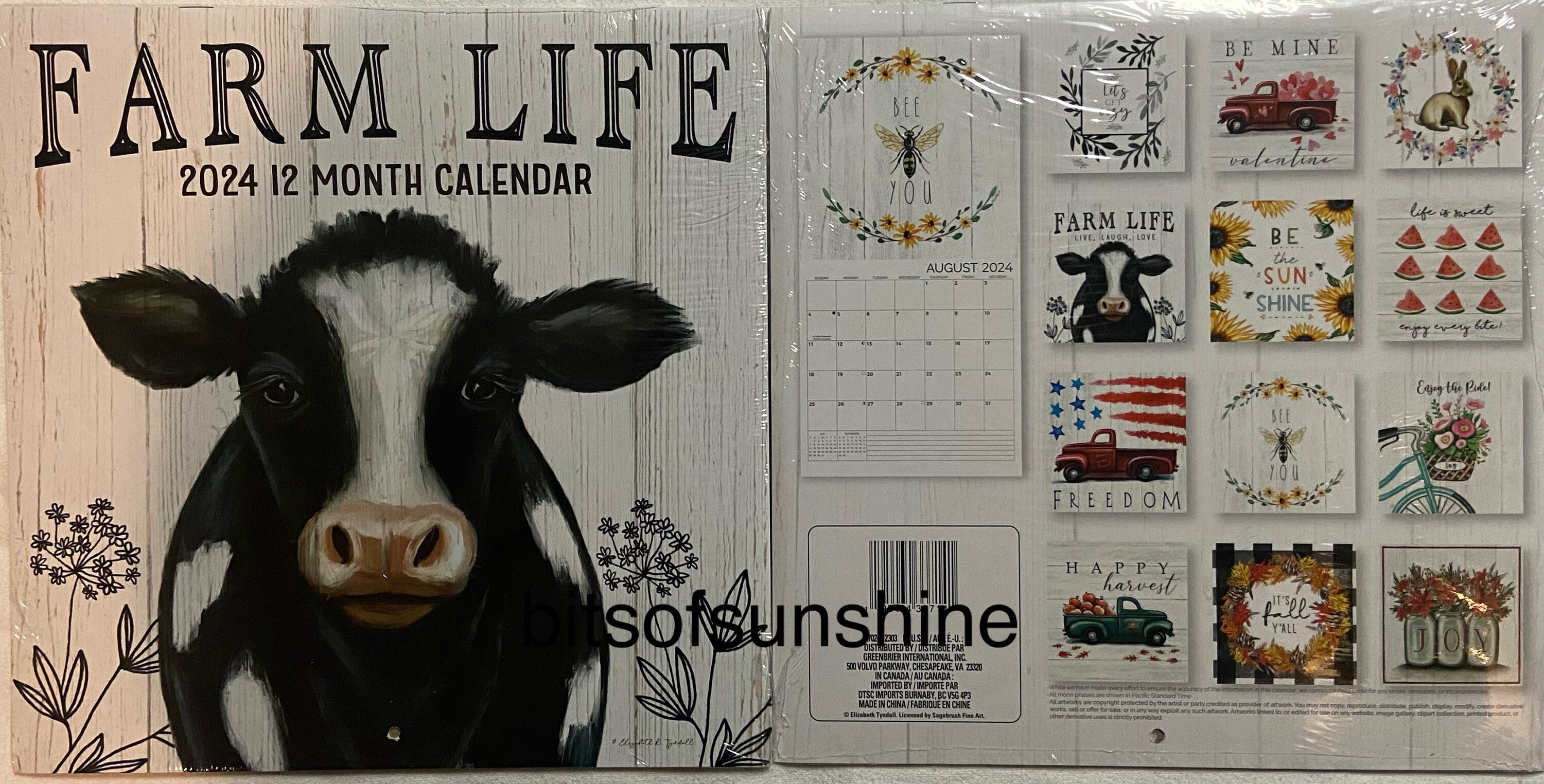 2024 Dollar Tree Calendar Locally Grown Farm Life Follow Etsy
