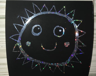 50 Holographic Scratch Art Sheets, Classroom Art & Craft, Doodling, Writing, Travel Toy, Party Favor Valentines Day Easter Basket