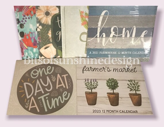 2023 Dollar Tree Calendar Farmer's Market Home - Etsy