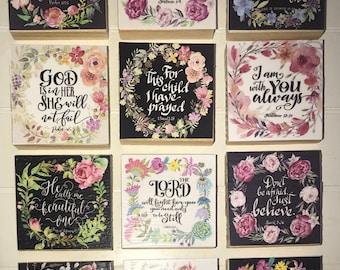 Bible Quotes Magnets - 2"x2"