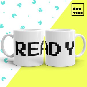 Retro Video Games Coffee Mug Gamer Gifts, Ceramic mug, Arcade game funny mug gift for him or gift for her, Retro gaming cool mug gift