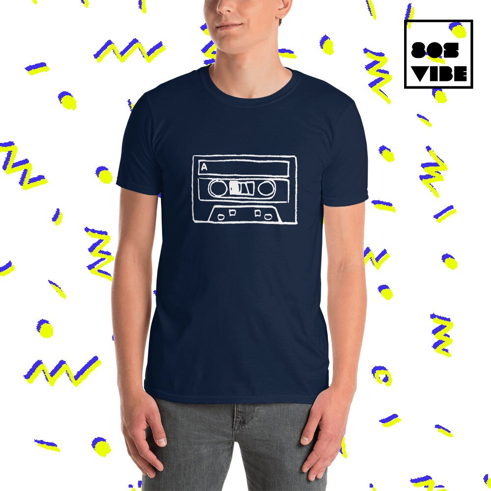 Cassette Tape T-shirt | 80s Retro Music Vintage T Shirt