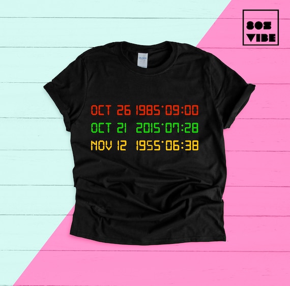 back to the future t shirt