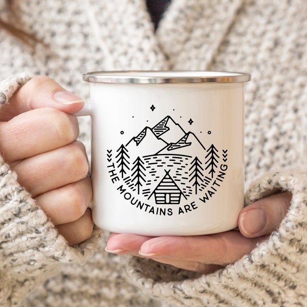 Enamel Camping Mug Etsy