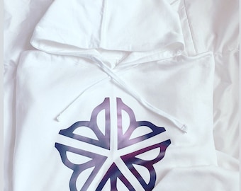Unisex, Premium, Roc holographic Emblem hoodie