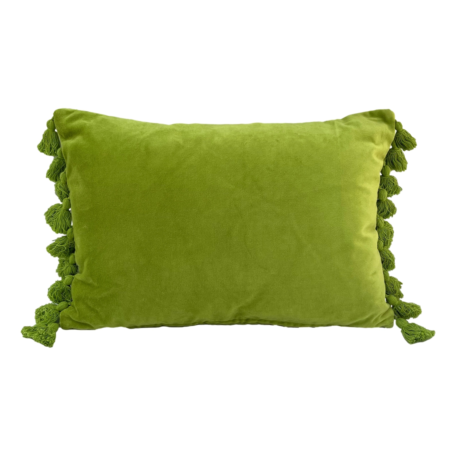 Velvet Tassel Trim Cushion Oblong Velvet Cushion Cushion Etsy UK