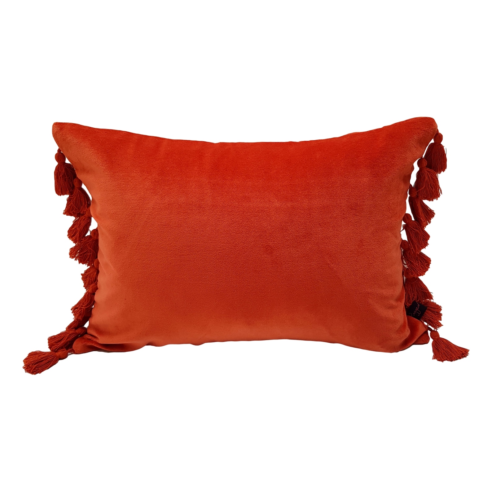 Velvet Tassel Trim Cushion Oblong Velvet Cushion Cushion Etsy UK