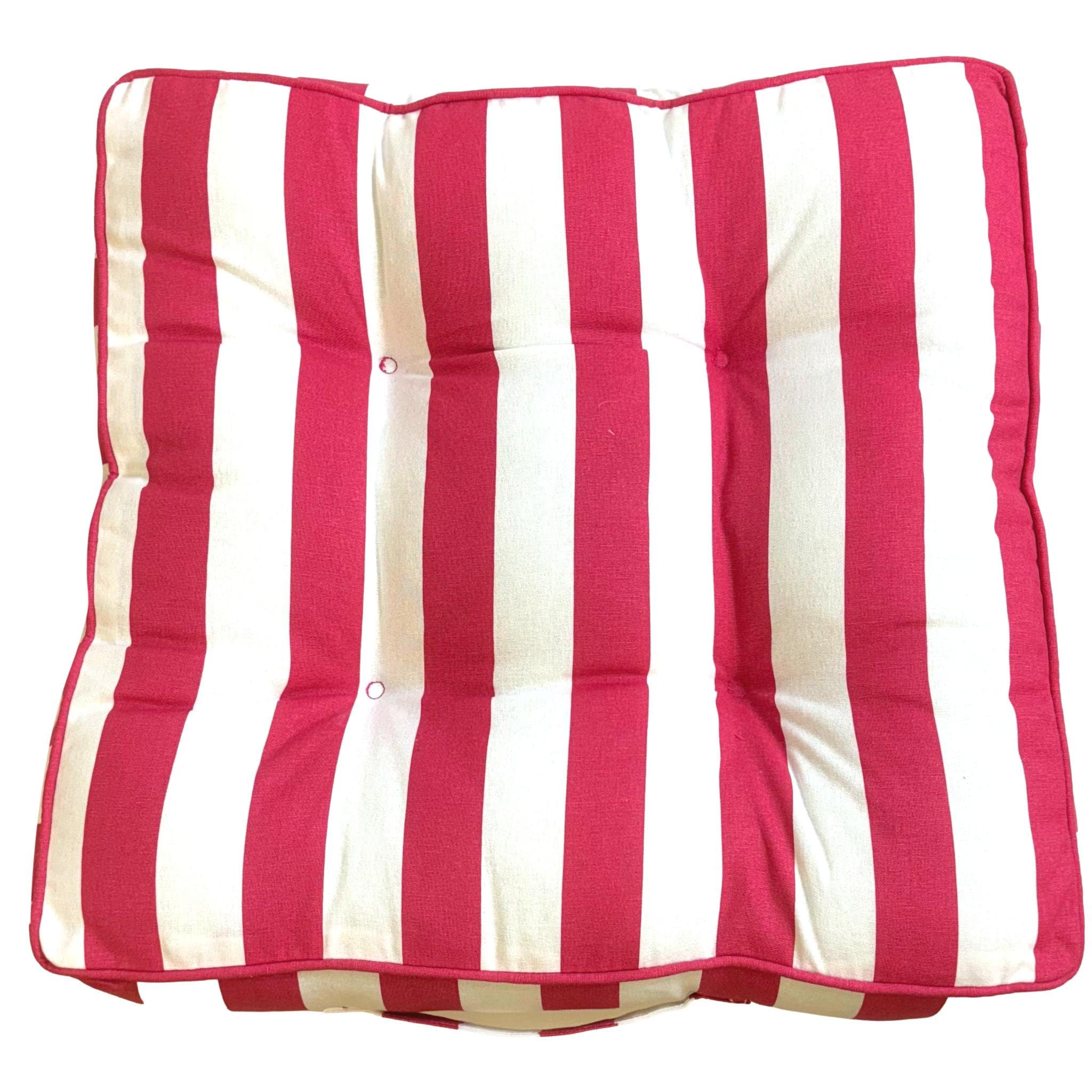 Cuscino Per Panca In PU 60x30x5 Cm Rosso – Impermeabile, Con Cerniera E Lacci Antiscivolo, Per Esterno E Interno - 4