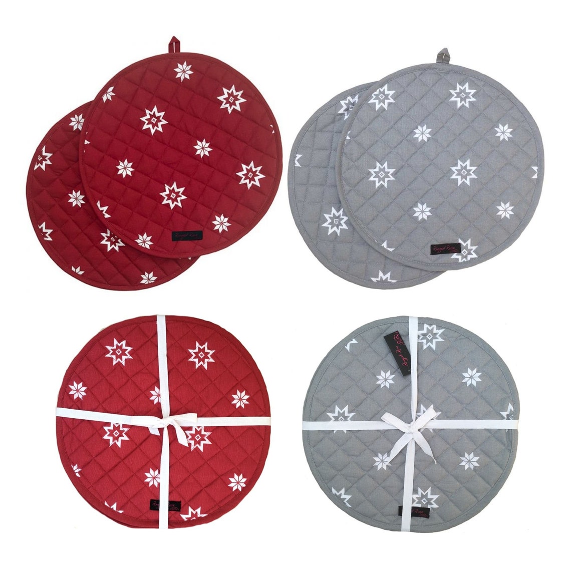 Christmas Aga Mats Set Range Warmers Aga Lid Covers Set Etsy