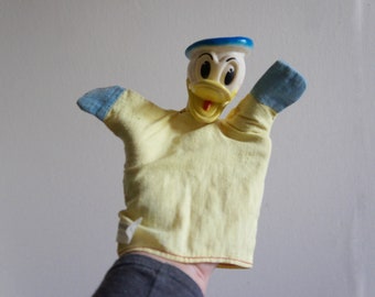 vintage donald duck hand puppet