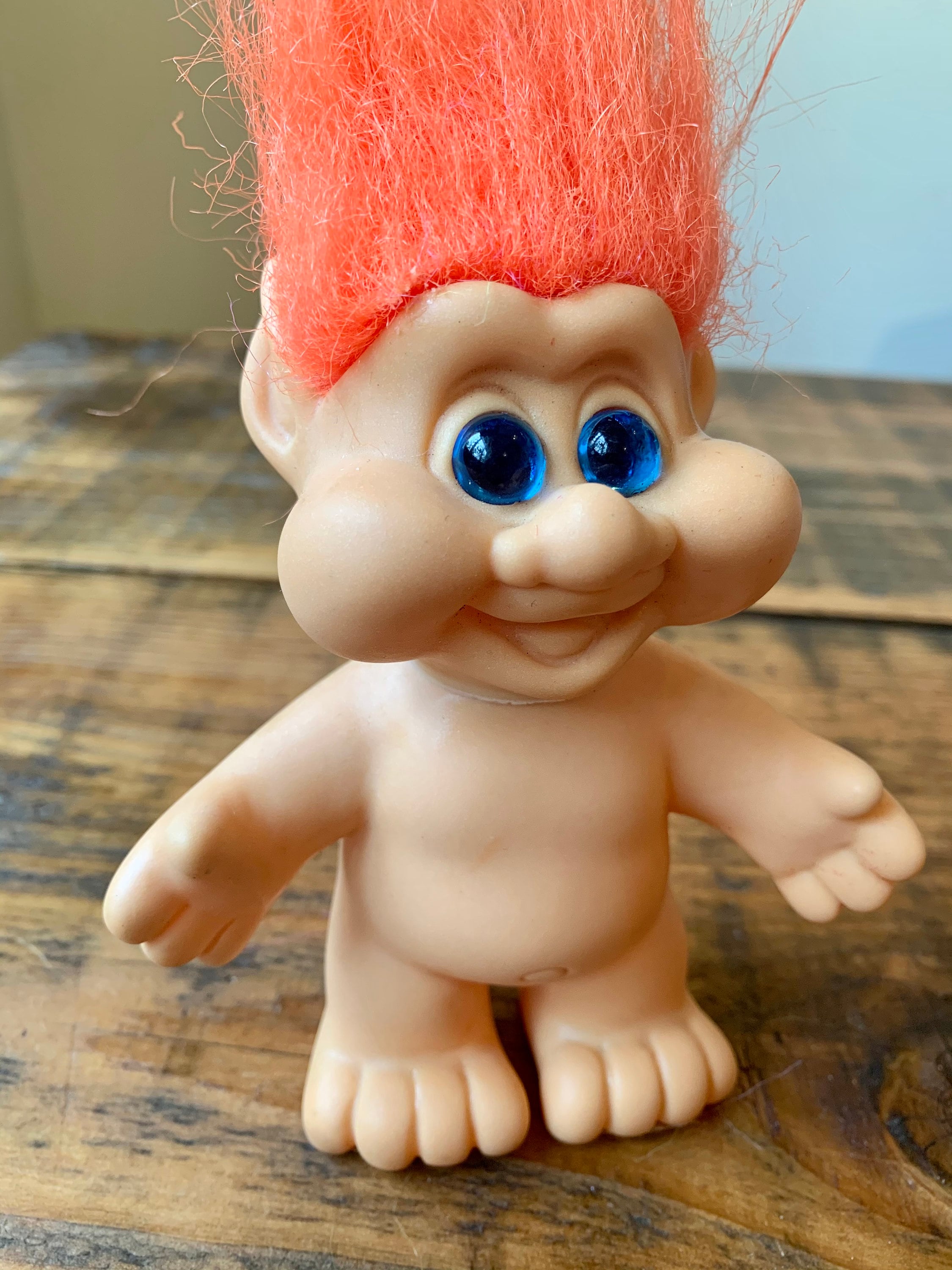 Vintage 1991 ITB Purple Hair Plastic Troll Doll Figure Etsy