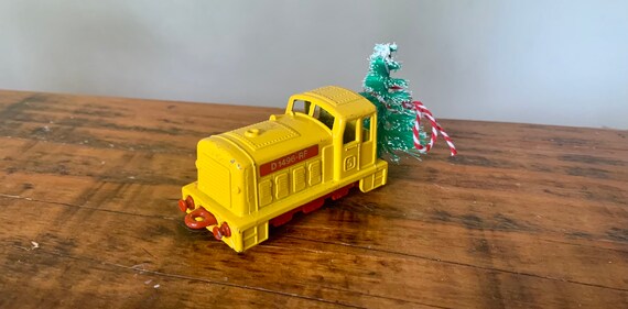 Altered Vintage Matchbox 1978 Yellow Shunter Train With