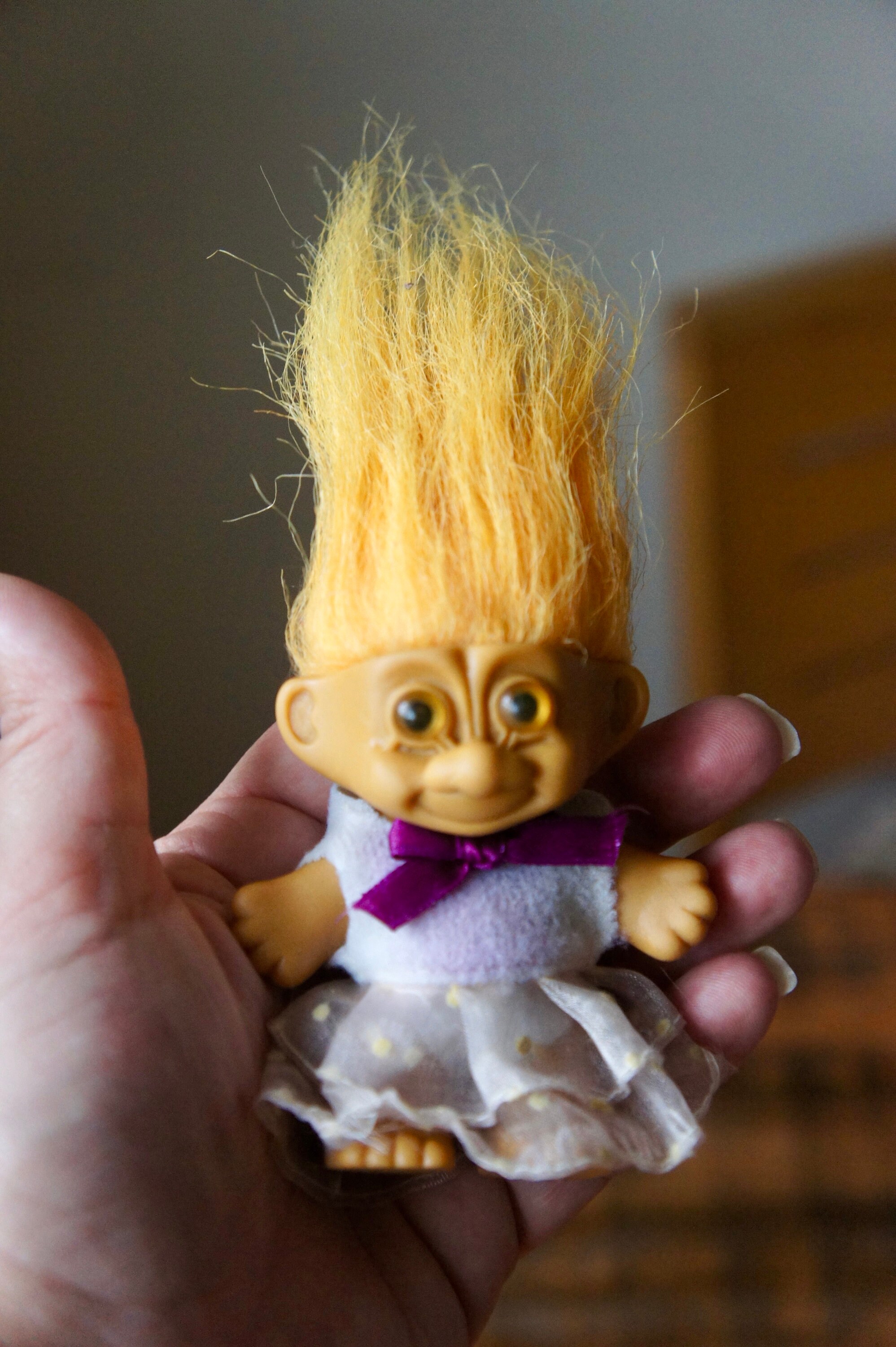 Vintage 1992 Orange Hair Russ Troll Doll Figure in - Etsy