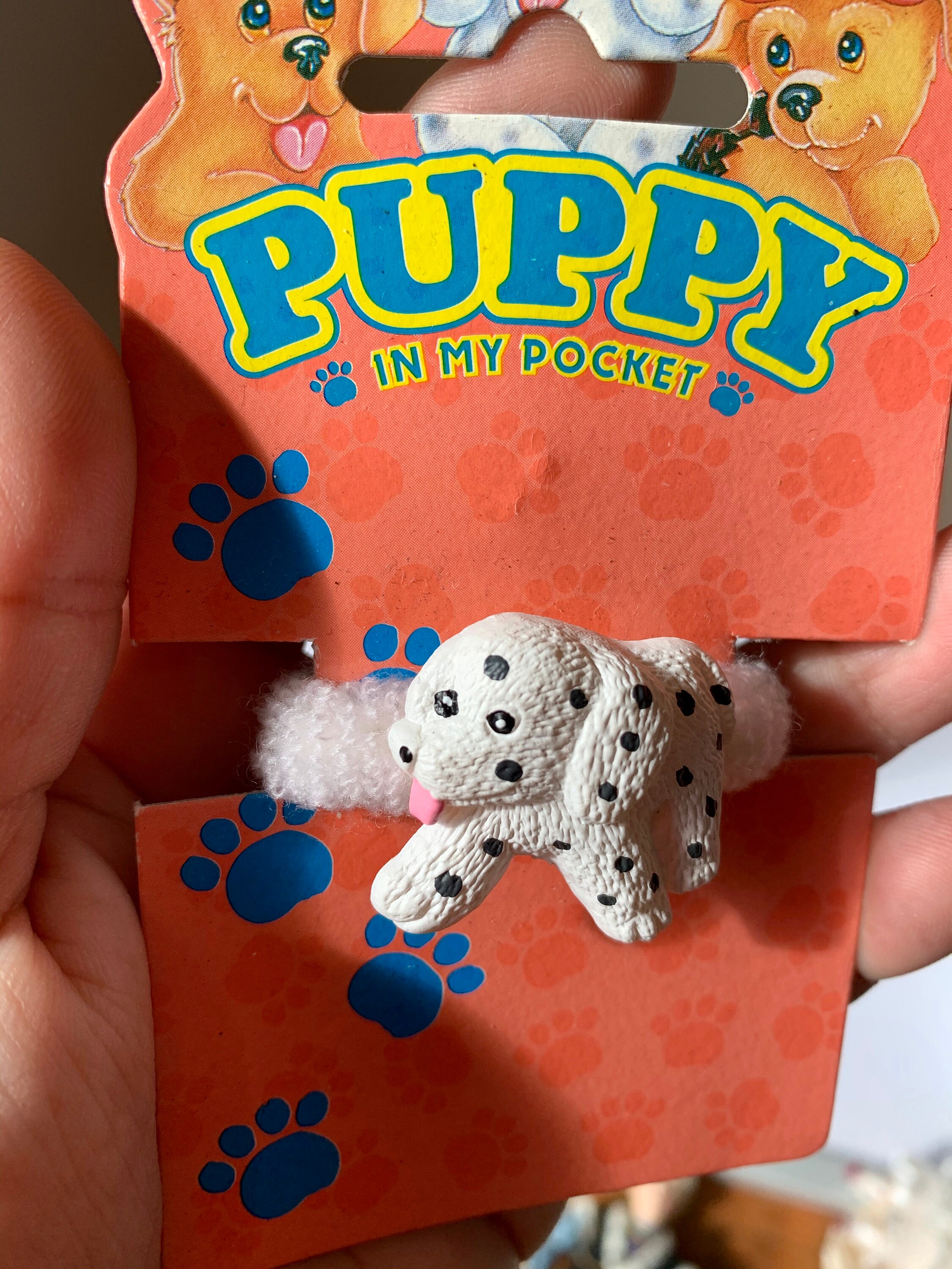 Vintage 1995 Puppy in My Pocket Dalmatian on Hair Elastic Etsy