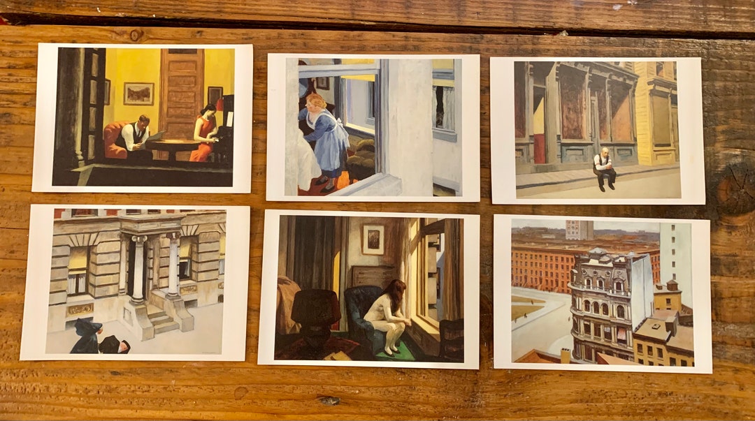 Set of Six, Vintage, 1994, David Hopper, Art, Architecture, Windows