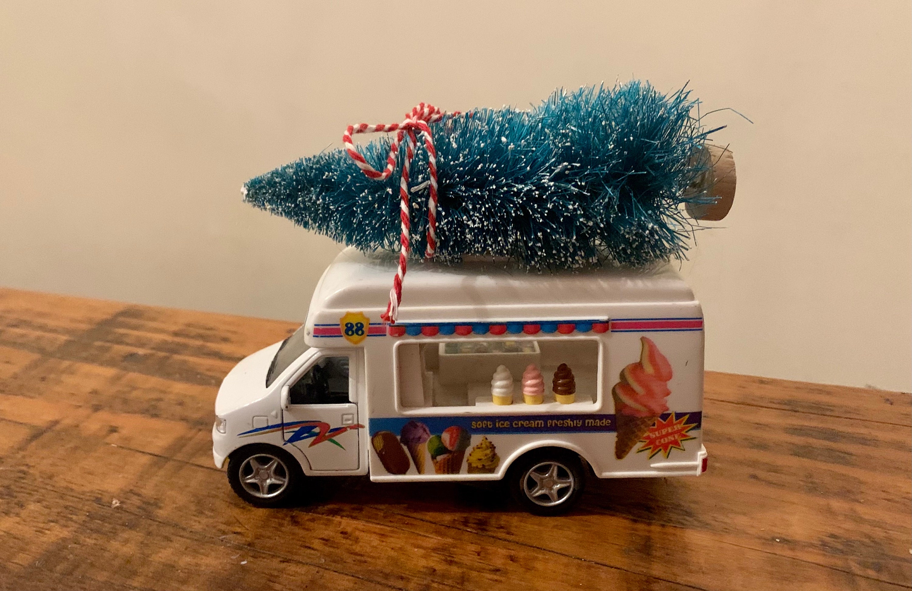 DIY Ice Cream Truck Out Of Popsicle Sticks Crafts, wood, ice cream van, ice  cream, wheel, craft