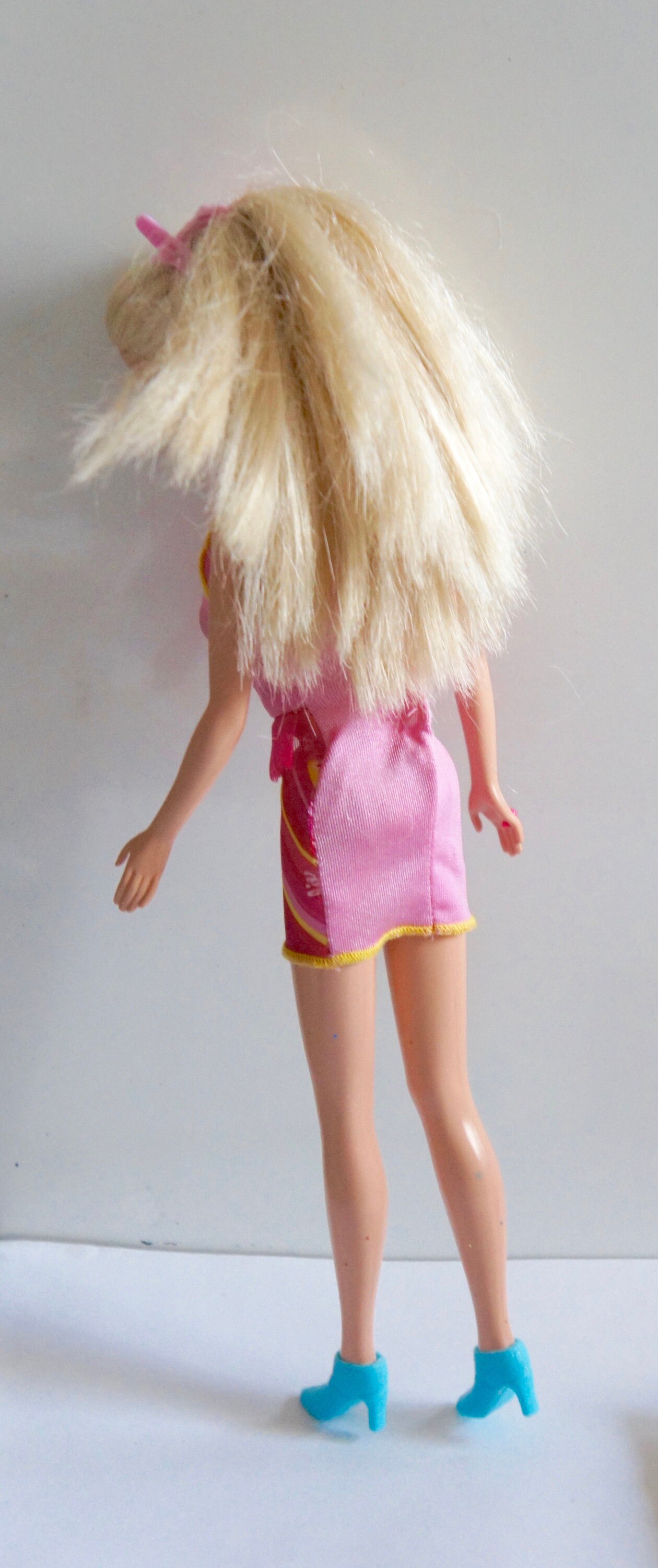 Vintage 1990s Mattel Barbie Doll In Pink Dress With Etsy